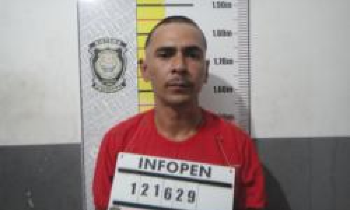 João Batista Freire Rodrigues Filho, de 34 anos, foi preso quando circulava em via pública em Juatuba, na Grande BH -  (crédito: Sejusp/Divulgação)