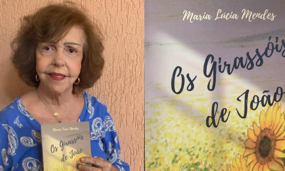 Mineira Maria Lúcia Mendes publica livro aos 82 anos
 -  (crédito: Divulgação)