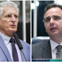 Rogério Correia critica Pacheco por manter desoneração das prefeituras - Mario Agra/Câmara dos Deputados / Pedro França/Agência Senado