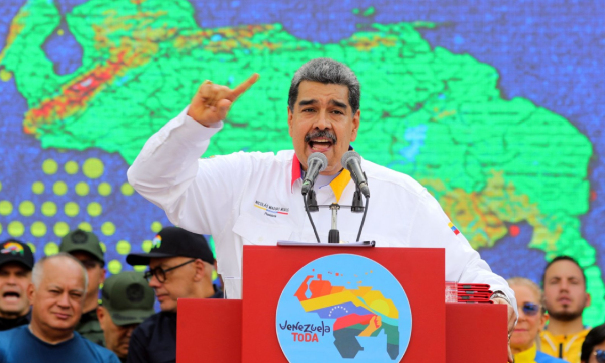 Lei aprovada na Venezuela diz que presidente pode impedir acordos comerciais de exploração no Essequibo -  (crédito: Getty Images)