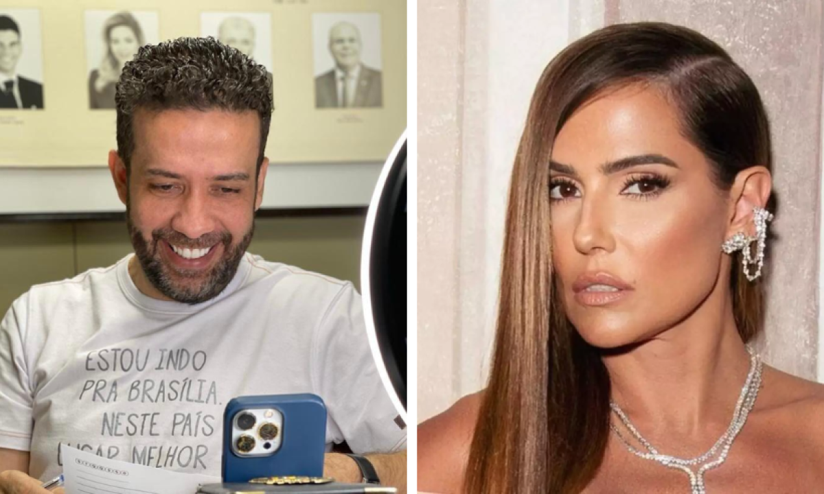 Janones dá 'em cima' de Deborah Secco via X -  (crédito: Redes Sociais/Reprodução)