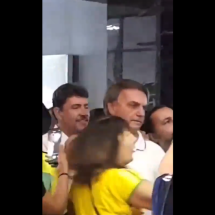 Bolsonaro é recebido com vaias em Goiânia - Reprodução/Redes Sociais