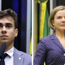 Nikolas aponta contradição de Gleisi ao defender Moraes contra Musk; entenda - Câmara dos Deputados/Reprodução