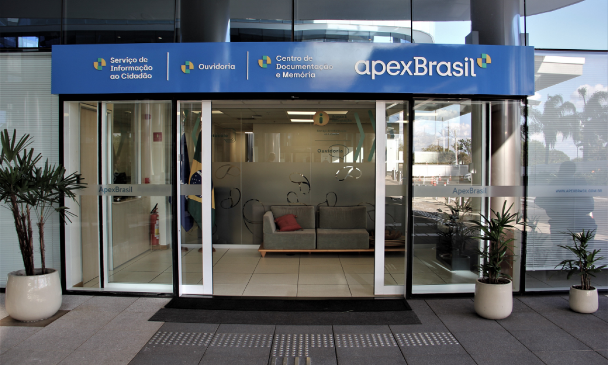 Fachada da ApexBrasil. -  (crédito: Reprodução/ApexBrasil)