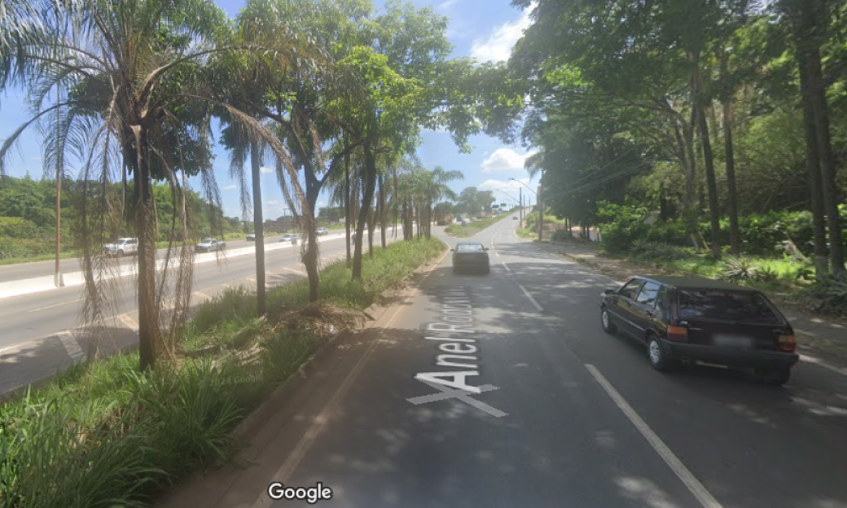Acidente aconteceu próximo ao Shopping Del Rey -  (crédito: Google Street View/Reprodução)