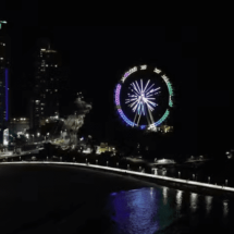 Rodas-gigantes se iluminam em homenagem a Ziraldo - MAAD/FG Big Wheel/Divulgação