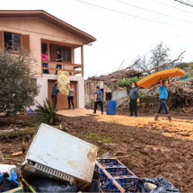 Fortes chuvas deixam 5 mortos e 18 desaparecidos no Rio Grande do Sul - Maur&iacute;cio Tonetto/Secom