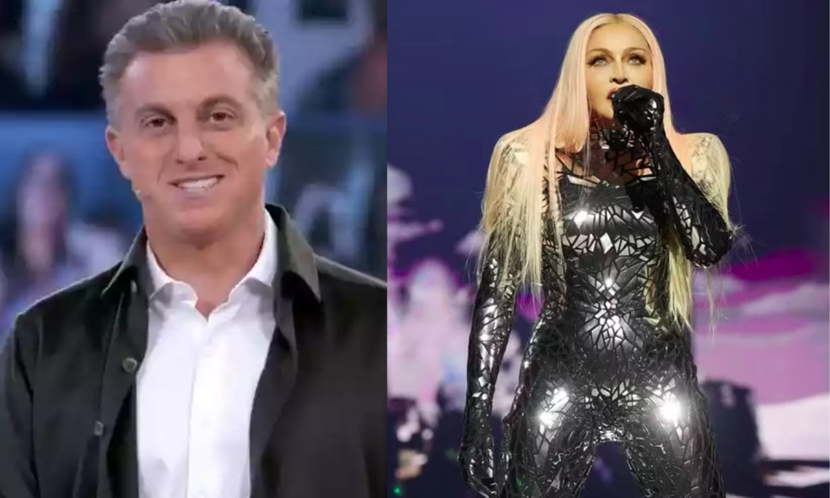 'Madonna colocou dinheiro nesse show', revela Luciano Huck