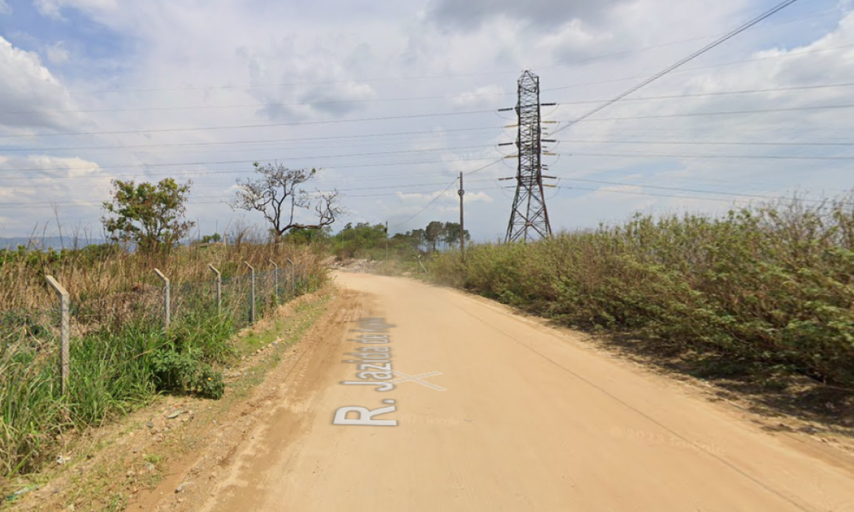 Localização aproximada de onde o corpo teria sido encontrado, na Rua Paquistão -  (crédito: Reprodução/Google Street View)