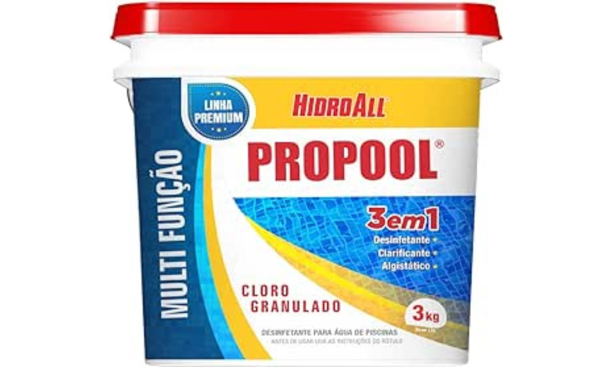 alde cloro granulado Propool 3 em 1 HidroAll - 3 kg 