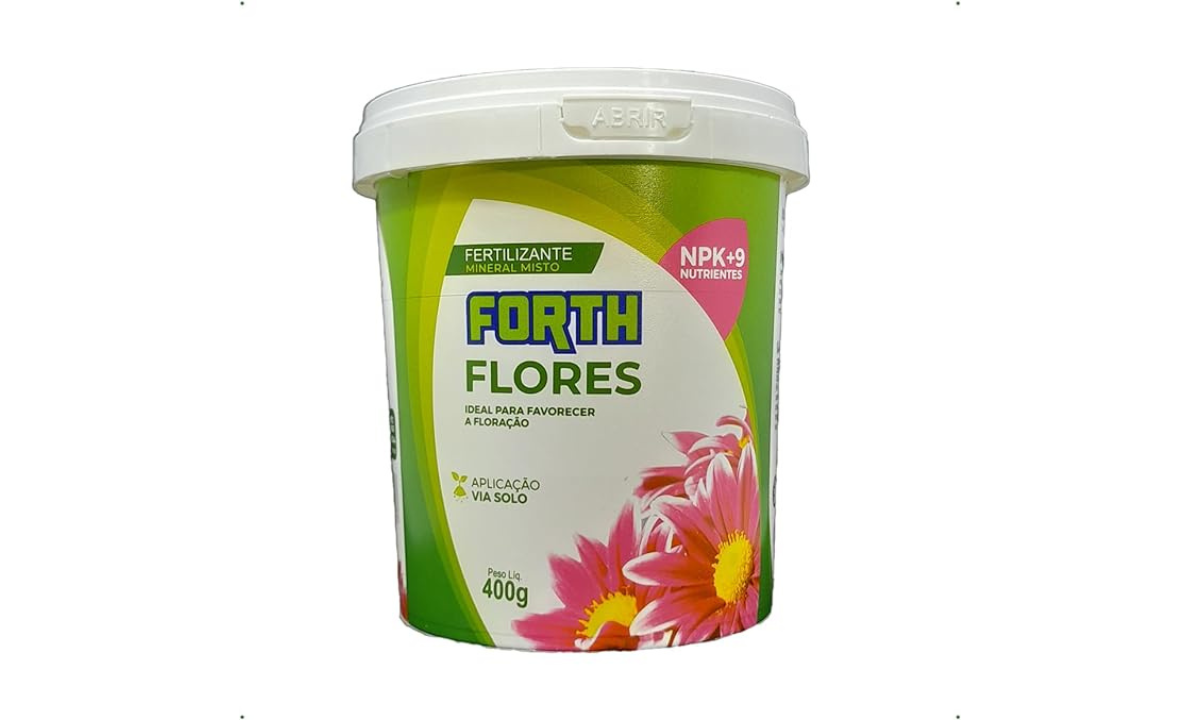 Fertilizante Adubo Forth Flores 400 Gramas - Balde