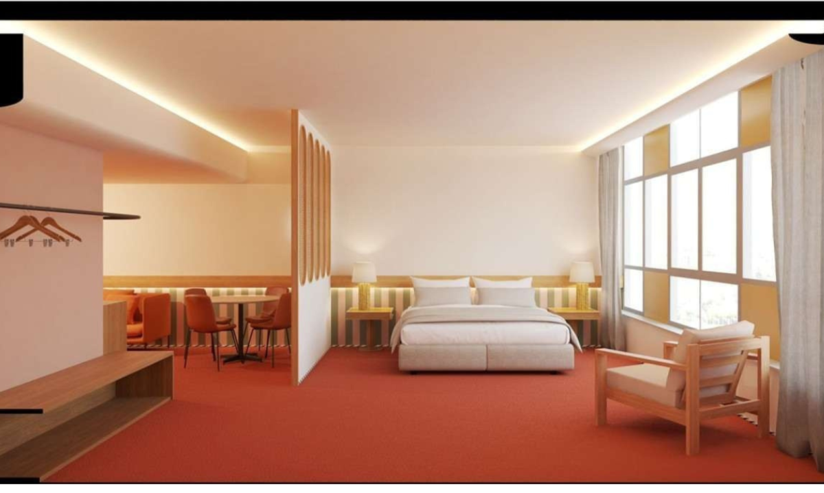Os quartos e suítes serão completamente renovados, combinando conforto e elegância