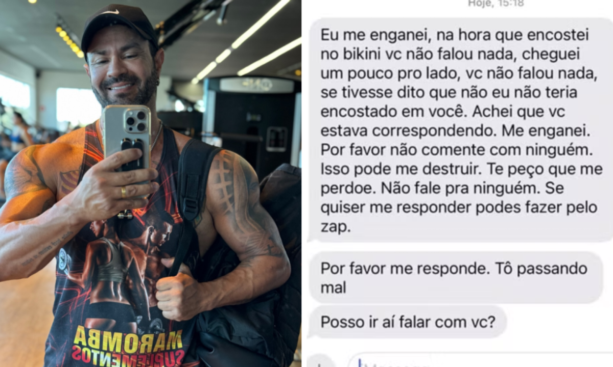 Personal admitiu toque no seio da vítima -  (crédito: Reprodução / Instagram / Polícia Militar)