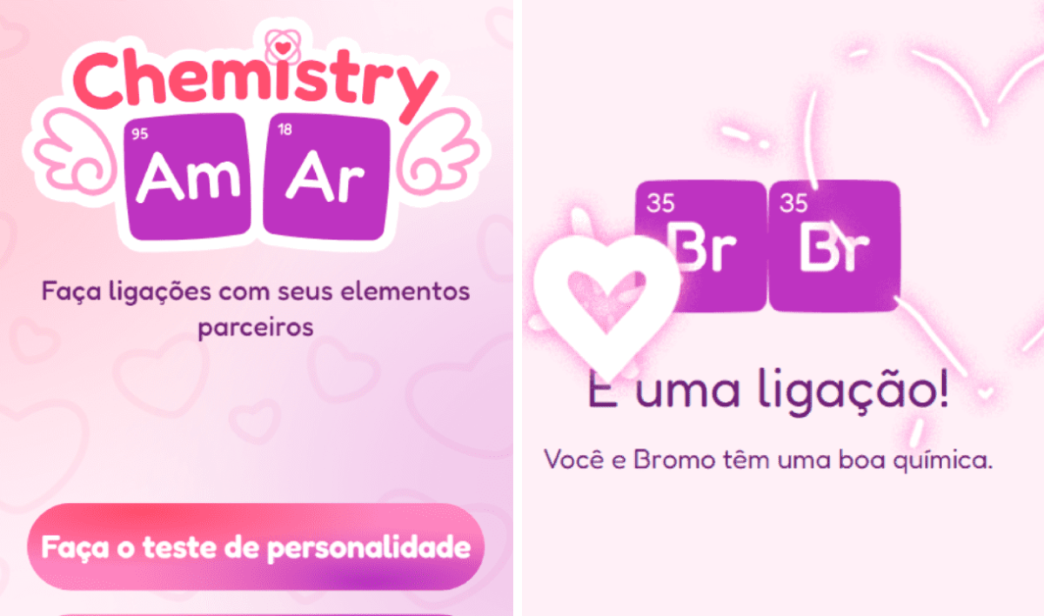 ‘Química do amor’: Google homenageia Dia dos Namorados com game científico