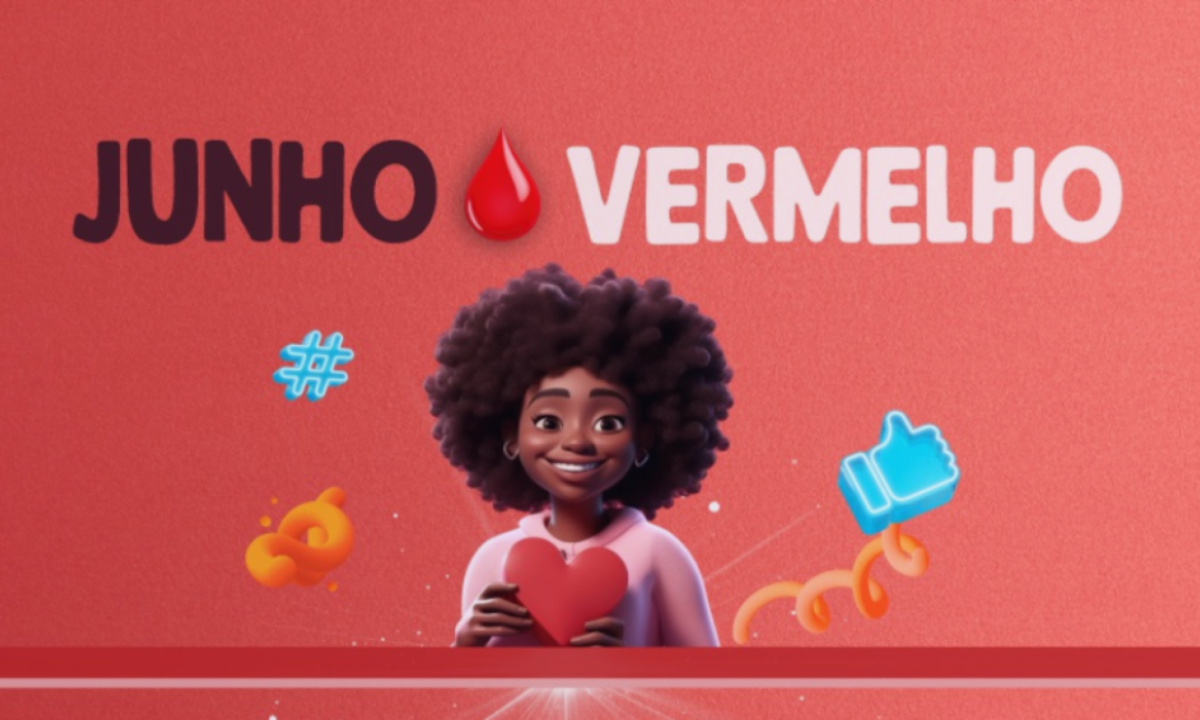 No Dia Mundial do Doador de Sangue, o hemocentro de Uberlândia tem programação especial para incentivar a doação, que faz parte do Junho Vermelho -  (crédito: Hemominas/Divulgação)