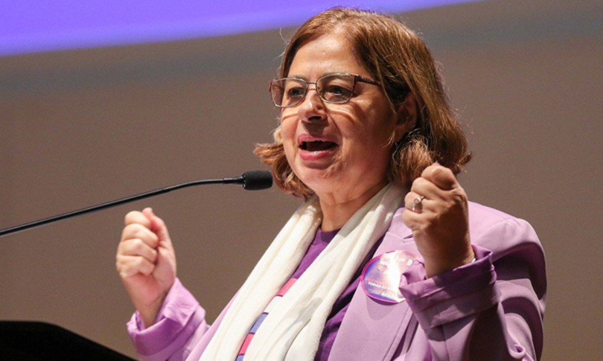 Ministra das Mulheres, Cida Gonçalves -  (crédito: Jose Cruz/Agência Brasil)