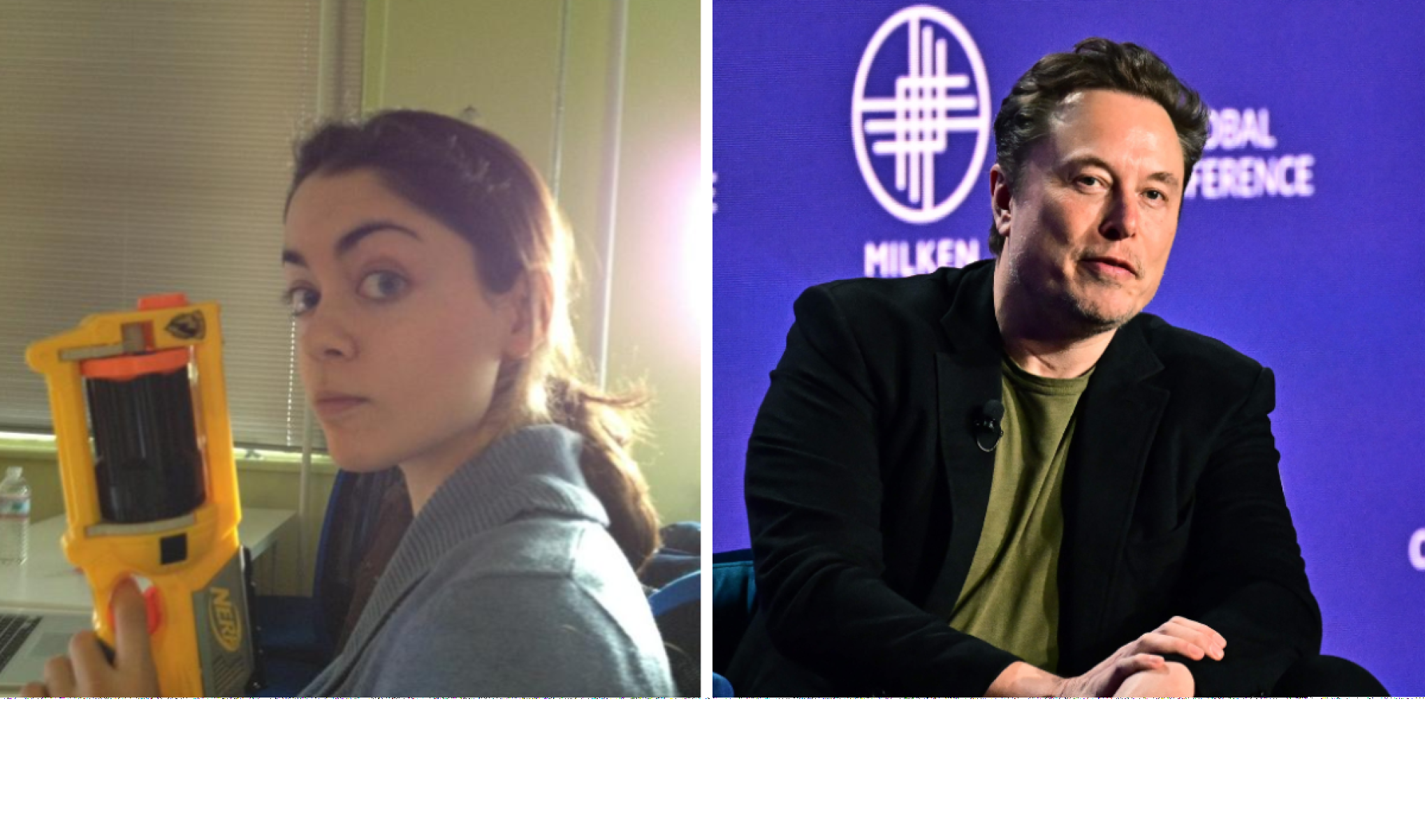 Quem é a mãe do 12º filho de Elon Musk - Redes sociais / reprodução / Frederic J. BROWN / AFP