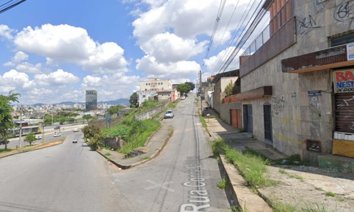 Local do crime no bairro Nova Cachoeirinha  -  (crédito: Google Maps/Reprodução)