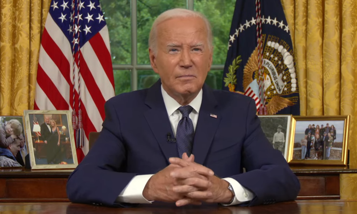 Biden faz pronunciamento
 -  (crédito: White House/Youtube)