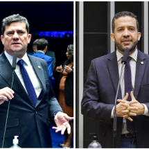 Moro critica Janones por sugerir que ataque a Trump é 'farsa': 'Imbecil' - Waldemir Barreto/Agência Senado/Pablo Valadares/Câmara dos Deputados