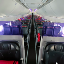 Um avião inteiro só pra eles&#8230;Passageiros em aviões "vazios" - Reprodução redes sociais