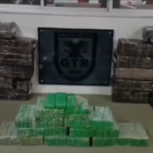 Anel Rodoviário de BH: carro com mais de 515 barras de maconha é apreendido - PMRv/Reprodução
