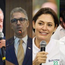 Paraná pesquisas: Lula derrotaria Zema, Michelle e Ratinho Jr em 2026 - JL Rosa/AFP/Tulio Santos/EM/D.A.Press/JL Rosa/AFP/Jair Amaral/EM/D.A Press