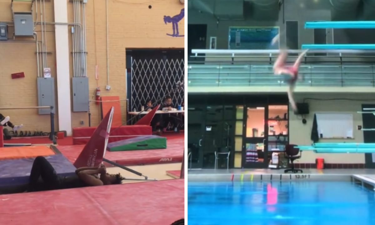 Tombos de atletas amadores viram trend do TikTok -  (crédito: Reprodução / TikTok)