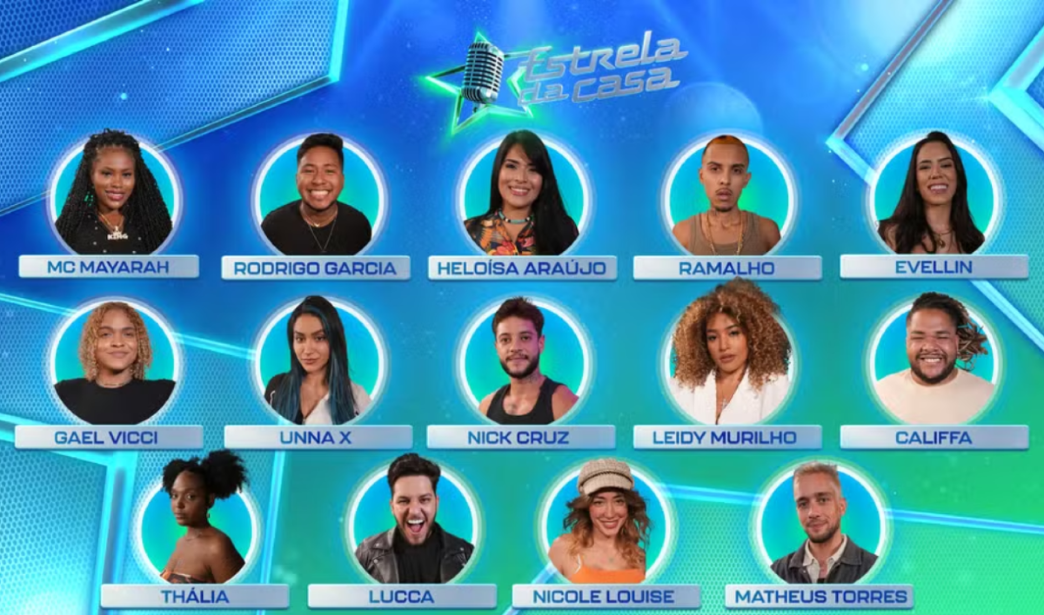 Participantes de 'Estrela da Casa'