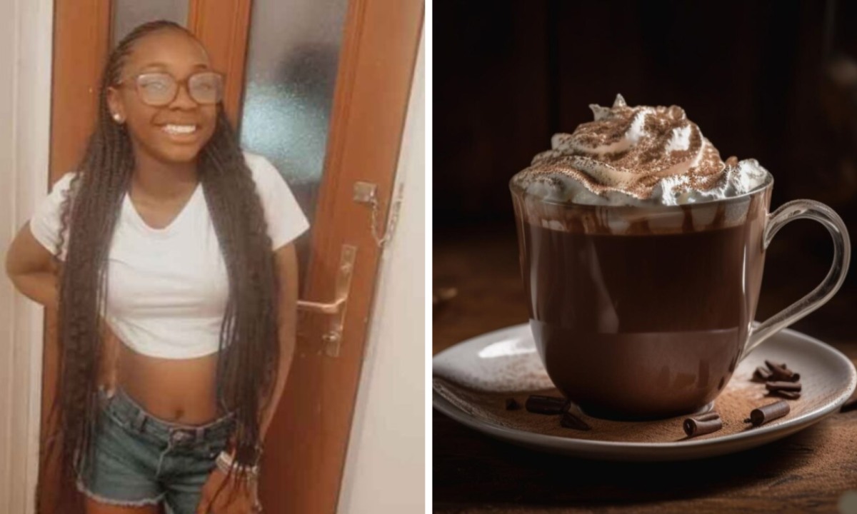 Hannah Jacobs, de 13 anos, morreu após dar um gole de chocolate quente  -  (crédito: Arquivo pessoal / Freepik)