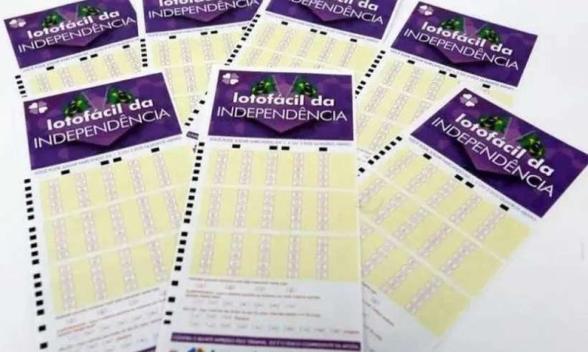 A Lotofácil da Independência tem prêmio estimado em R$ 200 milhões  -  (crédito: Agência Brasil/Reprodução )