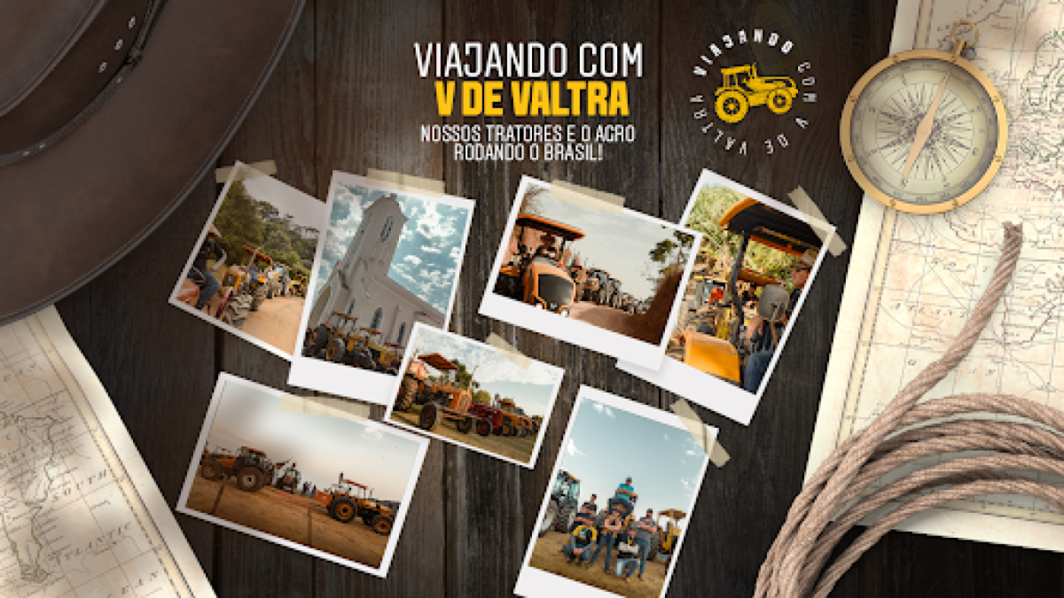 Divulgação do projeto "Viajando com V de Valtra"