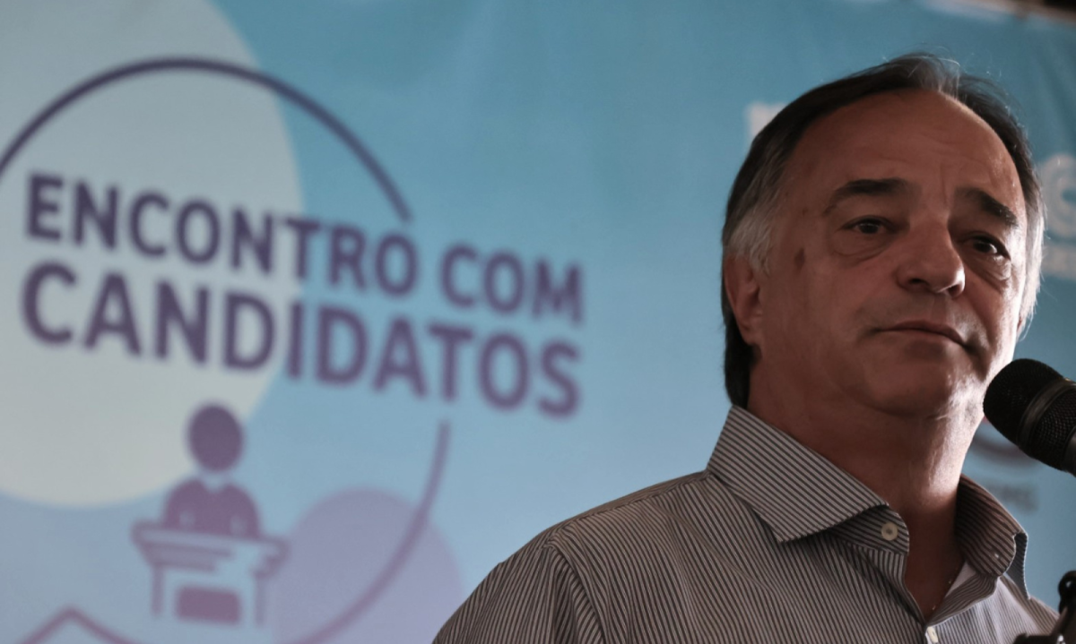 Tramonte deu início a série de debates no Minas Tênis Clube "Encontro com candidatos"  -  (crédito: Divulgação/Campanha Mauro Tramonte)