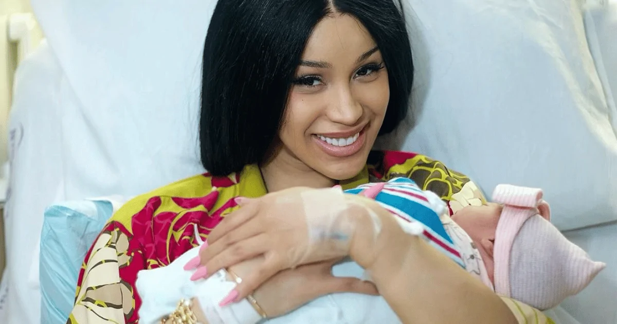 Cardi B anuncia o nascimento de seu terceiro filho -  (crédito: TMJBrazil)