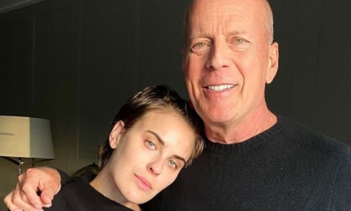 Tallulah Willis tem se aproximado do pai em meio à luta dele contra a doença -  (crédito: Reprodução Instagram)