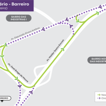 Trânsito na Via do Minério, em BH, sofre mudanças nesta terça-feira (24) - BHTrans/Divulgação