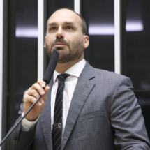 Eduardo Bolsonaro será presidente do PL para combater Moraes, diz Valdemar - crédito: Mario Agra / Câmara dos Deputados