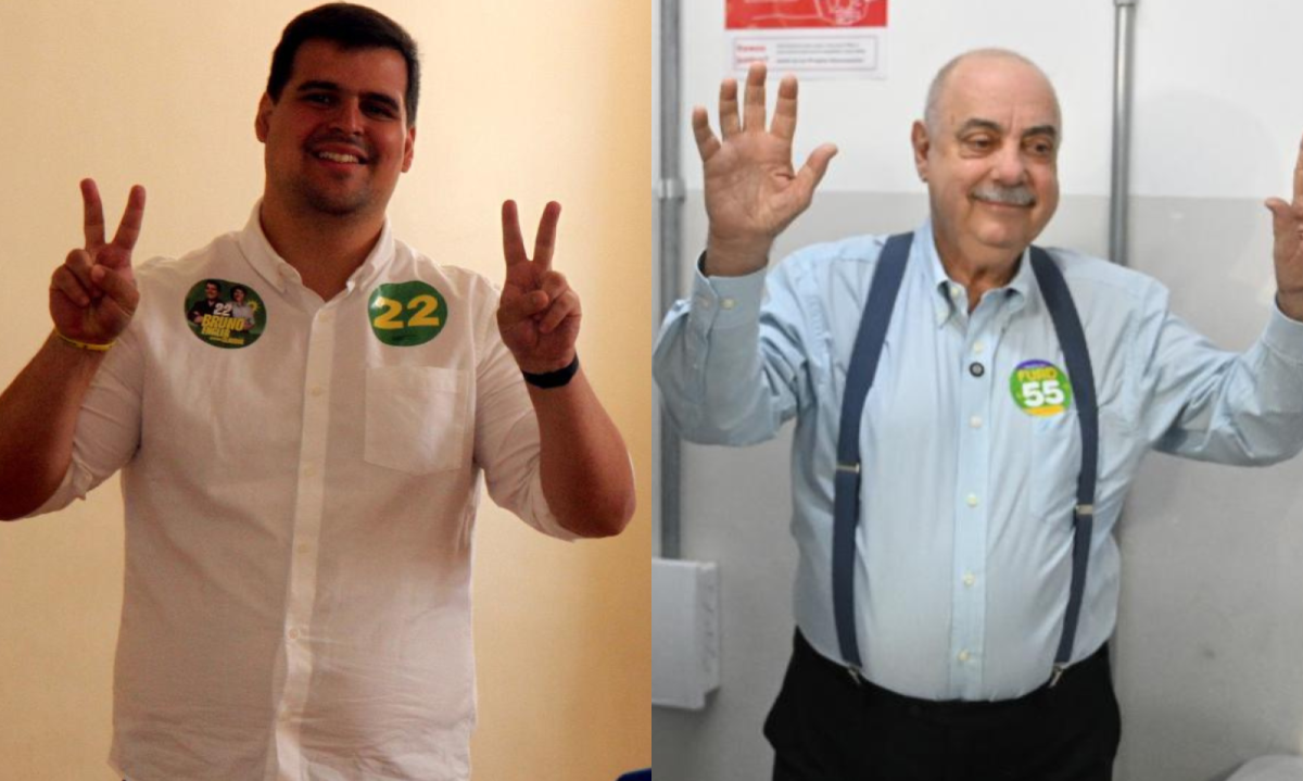 Engler e Fuad v&atilde;o disputar o segundo turno das elei&ccedil;&otilde;es para o comando da Prefeitura de Belo Horizonte -  (crédito: Jair Amaral e Leandro Couri/EM/D.A Press)