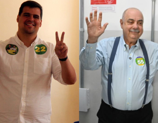 Engler e Fuad vão disputar o segundo turno das eleições para o comando da Prefeitura de Belo Horizonte -  (crédito: Jair Amaral e Leandro Couri/EM/D.A Press)