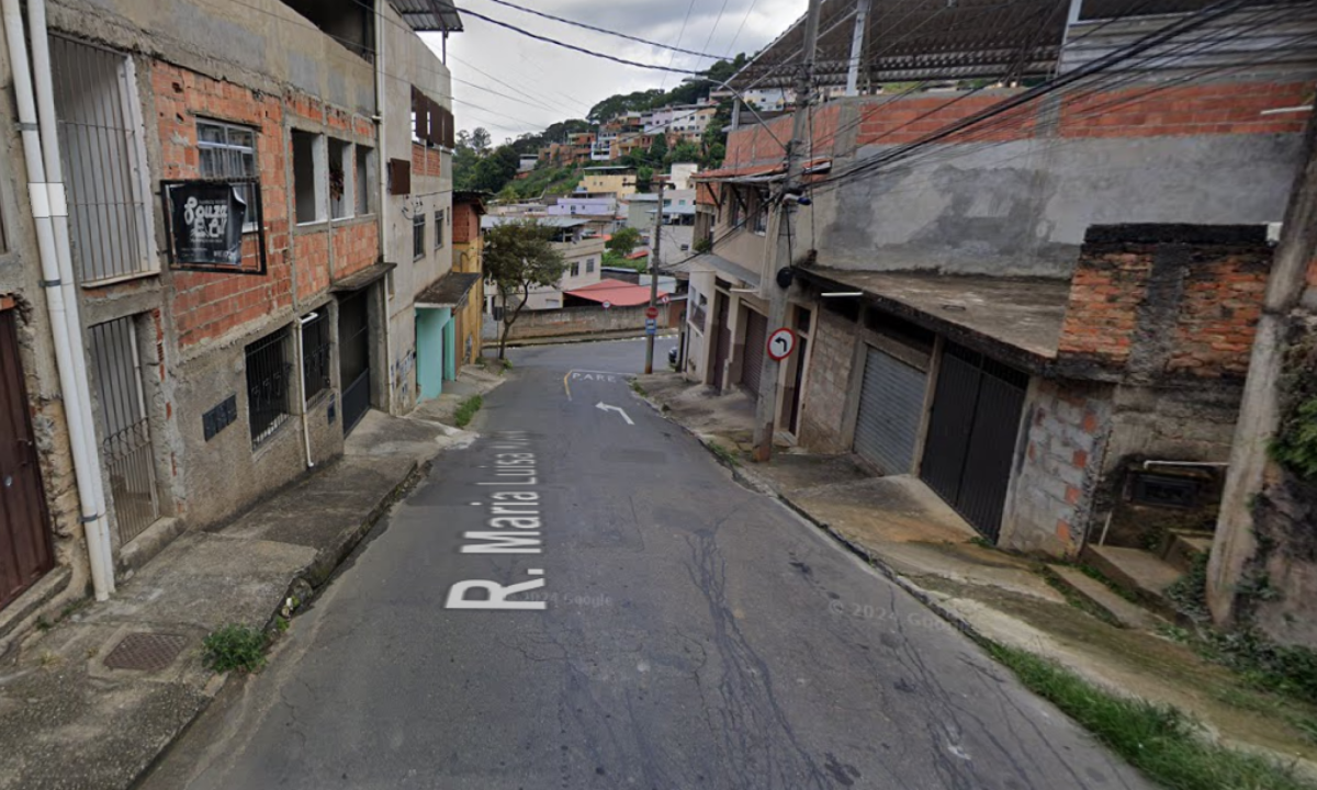 Crime ocorreu no Bairro Morumbi, em Juiz de Fora -  (crédito: Google Street View)