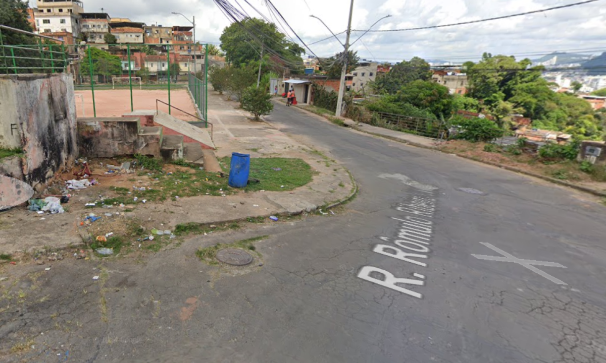 Crime ocorreu no Bairro Santa Rita, em Juiz de Fora -  (crédito: Google Street View)