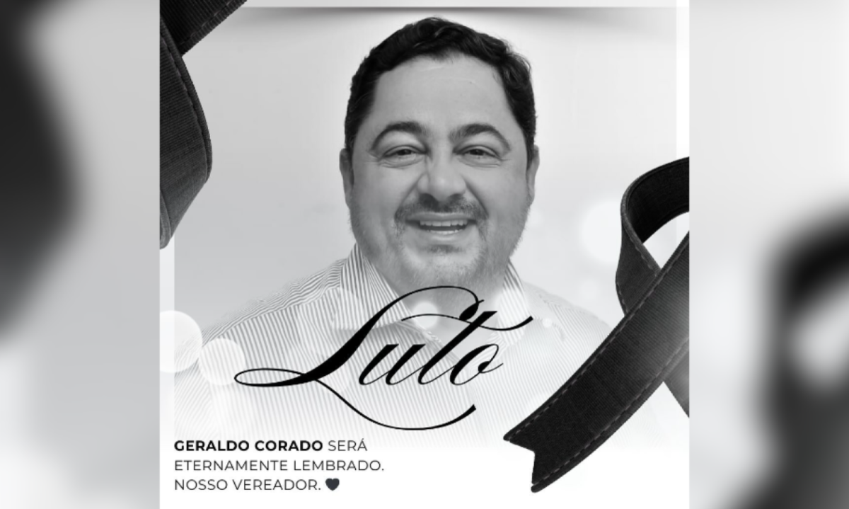 Geraldo Corado, vereador de Sebastião Barros, tinha 51 anos -  (crédito: Reprodução/Redes Sociais)
