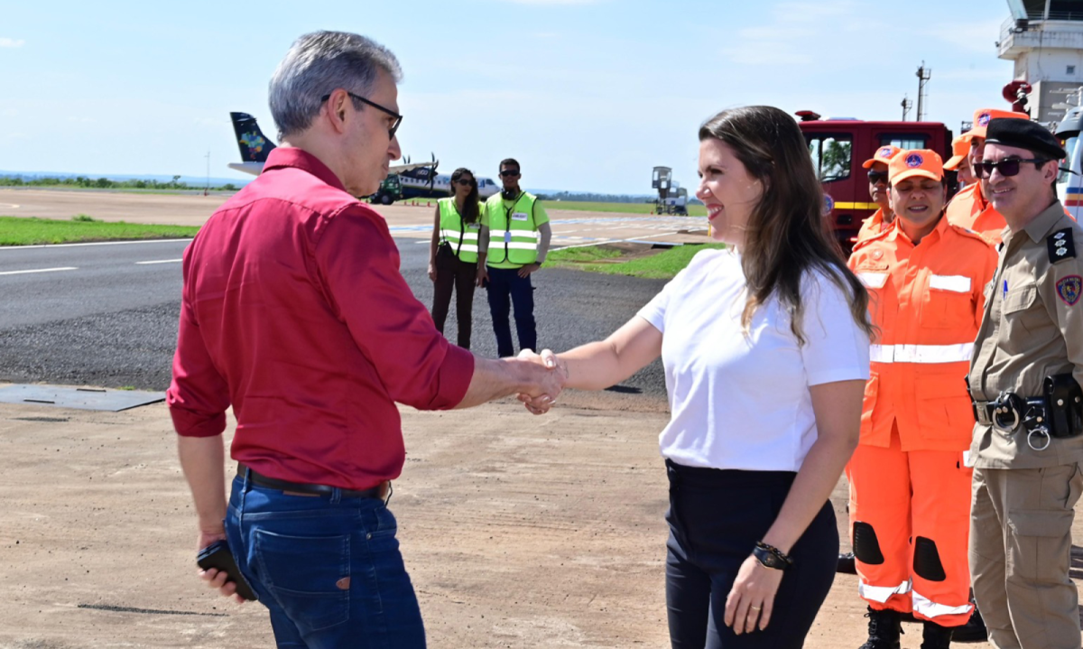 Zema visita Uberaba em apoio a candidata a reelei&ccedil;&atilde;o -  (crédito: Andr&eacute; Santos)