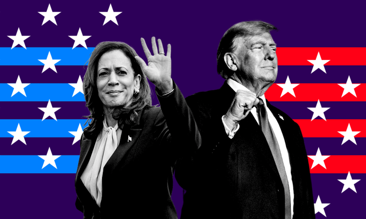 Trump x Kamala: o que as pesquisas indicam sobre corrida eleitoral nos EUA -  (crédito: BBC)