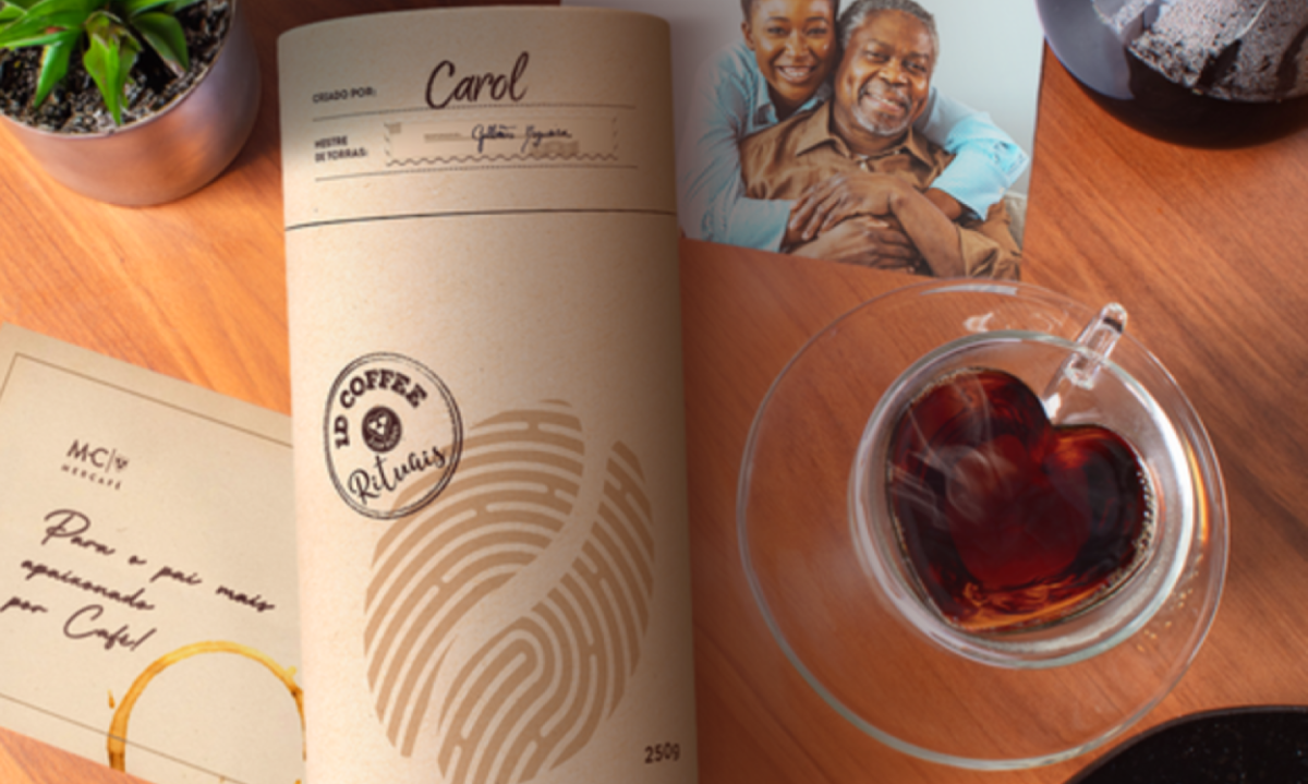 A embalagem da ID Coffee é única e carrega a identidade de quem será presenteado -  (crédito: 3Corações/Divulgação)