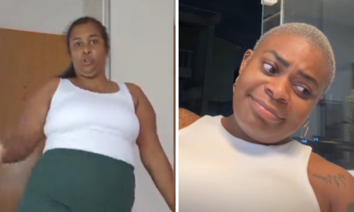 Influenciadora Roberta Vaz rebate Jojo Todynho após críticas ao Bolsa Família -  (crédito: Reprodução / TikTok)