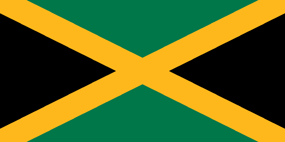 A Jamaica rejeitou essas cores em 1962 quando tornou-se independente do Reino Unido. E adotou uma bandeira preta, verde e amarela. 