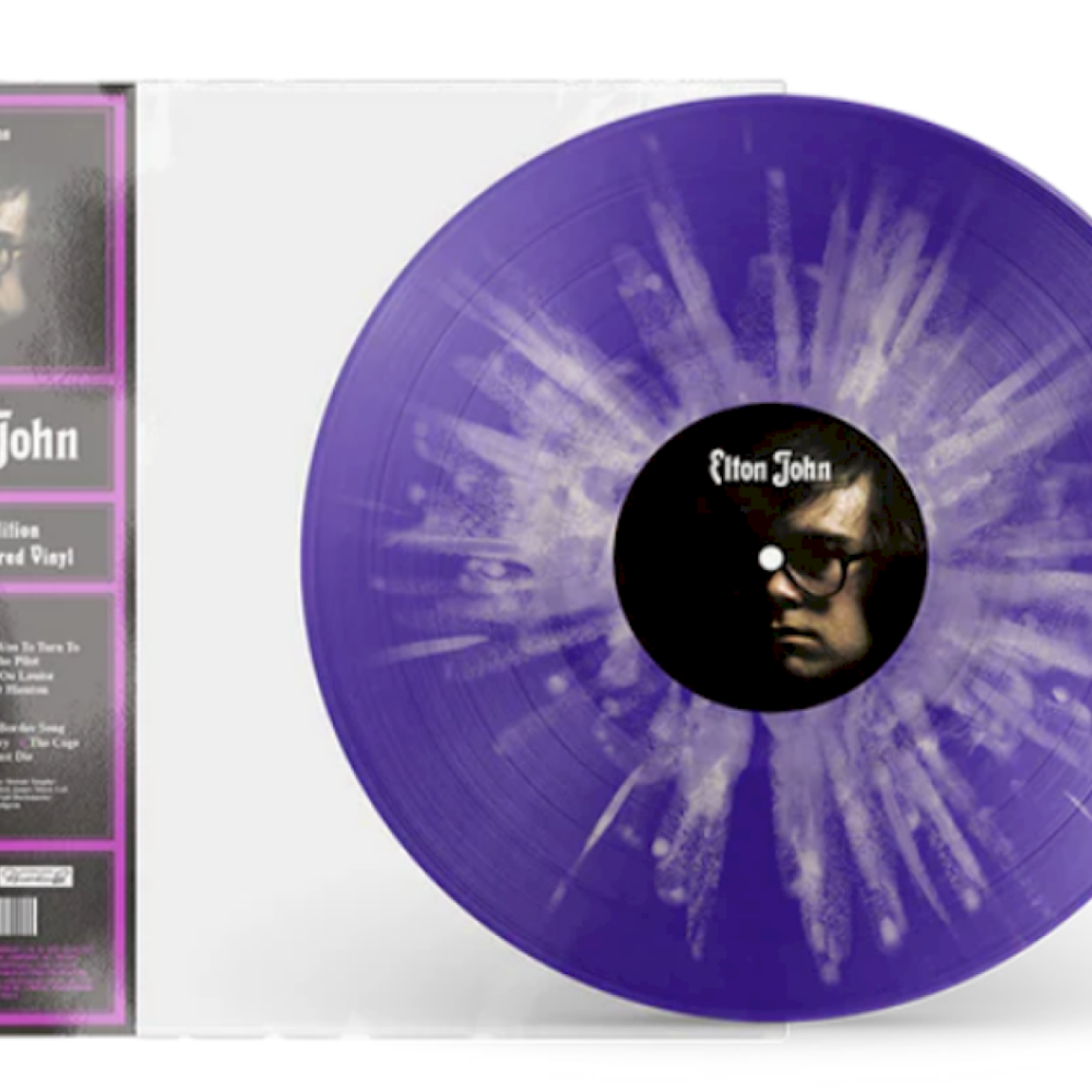 Elton John BR Zoetrope限定盤（707/1500） Elton John relança álbum de 1970 em vinil colorido