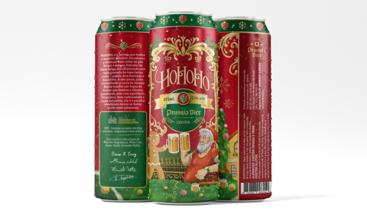 A proposta é fazer a "Ho Ho Ho" virar assunto nas festas de Natal -  (crédito: Prussia/Divulgação)