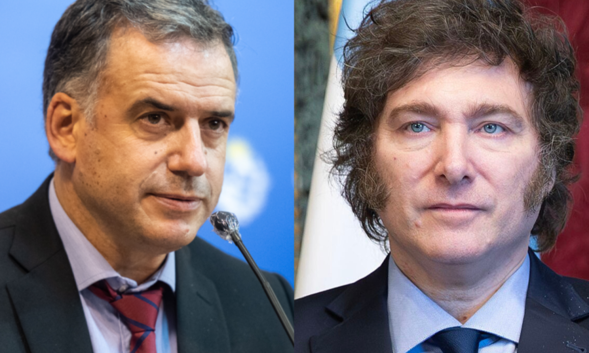 Presidente do Uruguai, Yamandú Orsi, e o presidente da Argetina, Javier Milei. - (crédito: divulgação/Internet) Presidente do Uruguai, Yamandú Orsi, e o presidente da Argetina, Javier Milei. - (crédito: divulgação/Internet)